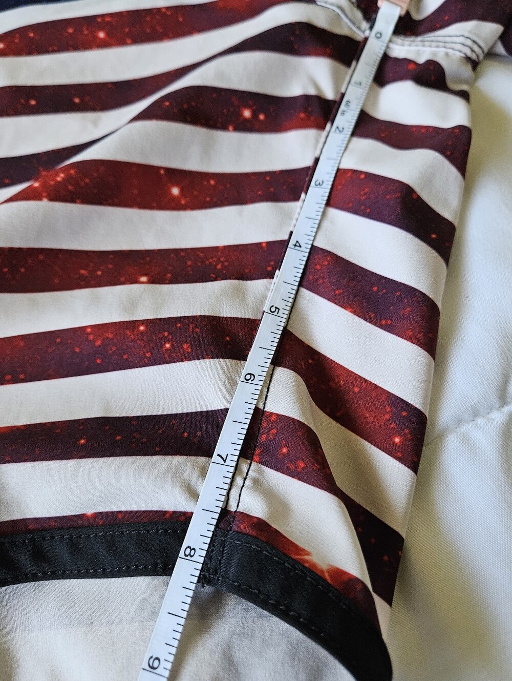 Vans Off The Wall Mixed Scallop Americana Galaxy Board Shorts Men's - Size 34 - Picture 8 of 10